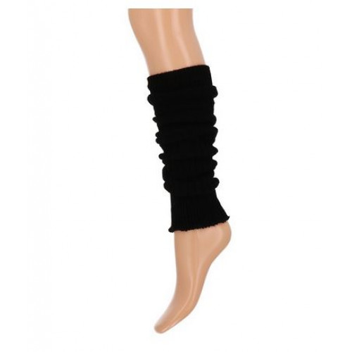 Beenwarmer teckel rib zwart