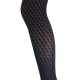 Panty marianne wafelstructuur zwart