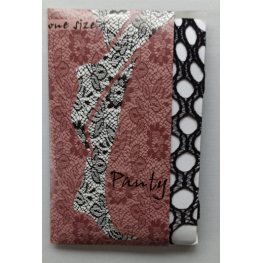 Open dames panty zwart