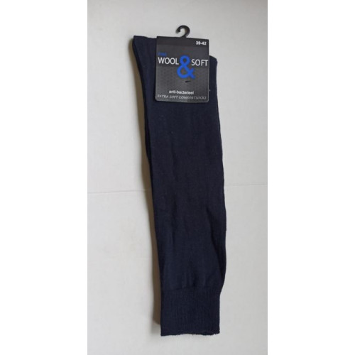 Dames kniekousen wool en soft