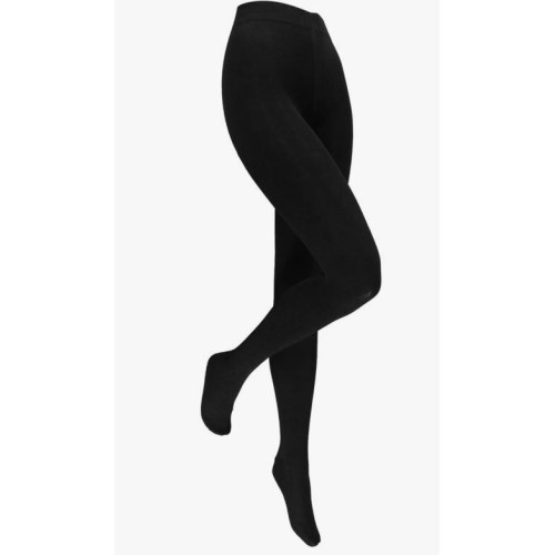 Dames maillot effen zwart