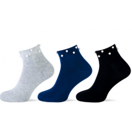 Shortsok teckel met parels
