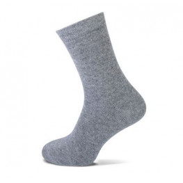 Damessok Teckel wolmix uni 2-pack grijs