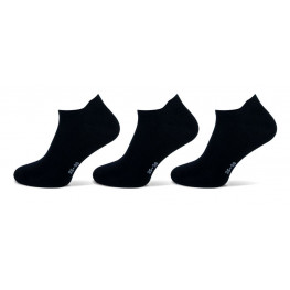 Dames/heren katoenen sneakersokjes 3 pak zwart. nu aanbieding 2 pakjes voor € 10,00