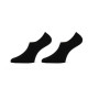 Invisible sneaker 3 - pack zwart.