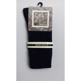 Dunne merino wollen sokken marineblauw S15