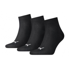 Puma quartersok dun zwart