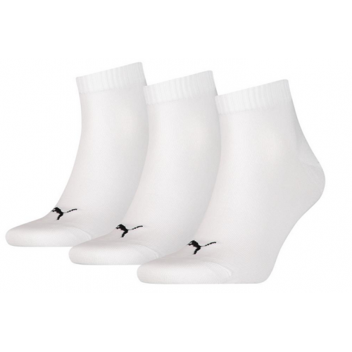 Puma quartersok dun wit
