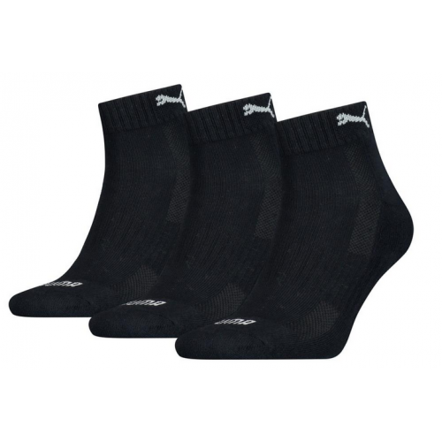 Puma quarter sok met badstof 3-pack marine