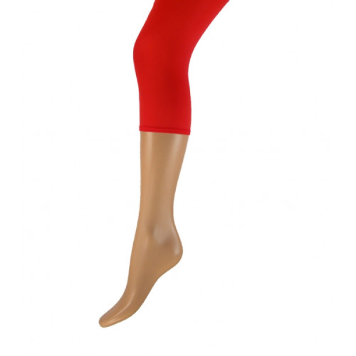Kinder caprilegging 60 denier rood