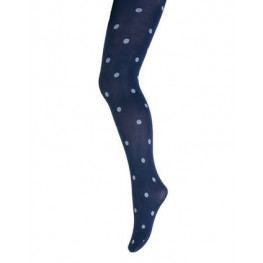 Kinderpanty met dotjes marineblauw/wit