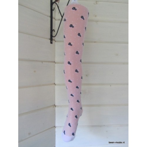 Kinder panty Yellow moon in wit en blauw