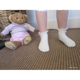 Shortsok voor meisjes ecru